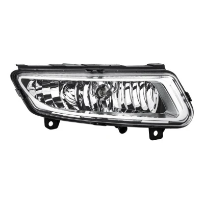 Image of E26929 Fog Lights HELLA 1ND 010 377 041 Right 12V with bulb VOLKSWAGEN: Polo V Hatchback