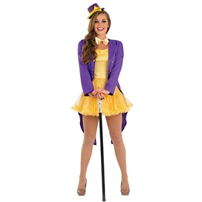 Image of Fun Shack Womens Chocolate Factory Owner Costumes Oompa Loompa Leader Suit , Yellow Owner, M