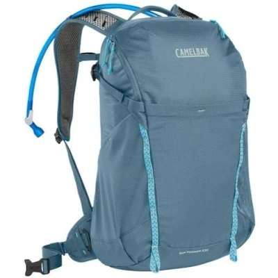 Image of CamelBak Women&#039;s Rim Runner X20 Hiking Hydration Backpack with 1.5L Reservoir Bladder, Crystal Blue