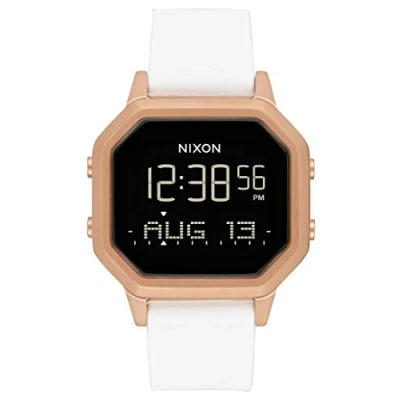 Image of Nixon Women&#039;s Digital Automatically Watch with Silicone Strap A1211 1045 00
