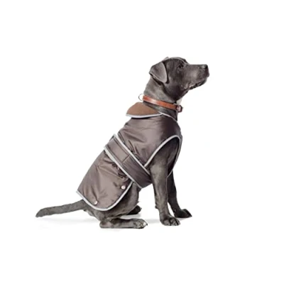 Image of Ancol Muddy Paws All Weather Stormguard Coat Chocolate.Size X Small (Length 25cm, up to 43cm girth)