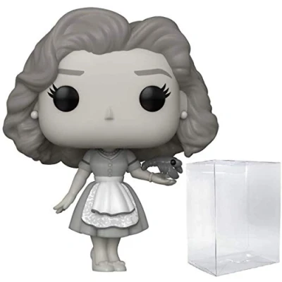 Image of Wanda 50s B&amp;W Pop #713 TV: Vision Vinyl Figure (Bundled with EcoTek Protector to Protect Display Box)