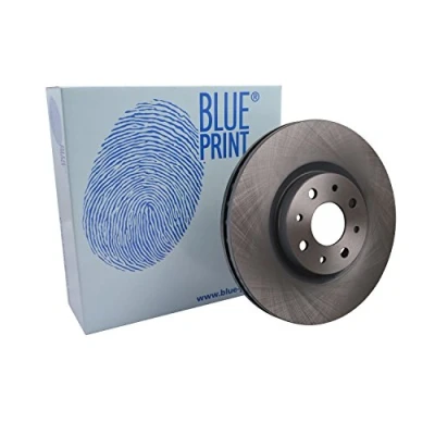 Image of 52131652, 52196951, 52221020 Brake disc BLUE PRINT ADL144305 Front Axle 281mm 26mm 4 Hole 98mm internally vented Coated ALFA ROMEO: MiTo
