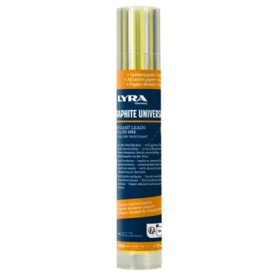 Image of LYRA 12 x Dry Giant Leads Refill Plastic Containers 5mm 2mm 150mm 2B