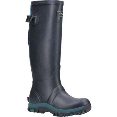 Image of Cotswold Realm Adjustable Wellington Waterproof Womens Navy