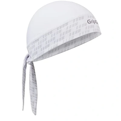 Image of GripGrab Bandana UV Protection Summer Under Helmet Cycling Headscarf SPF Headwrap Headwear Breathable Bicycle Sweatband White