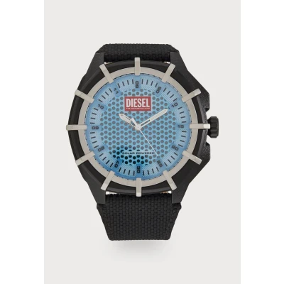 Image of Diesel Men&#039;s Analog Quartz Watch with Leather Strap DZ4679