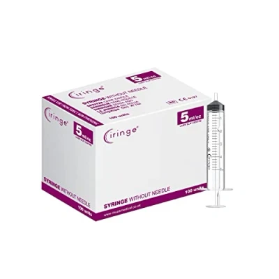 Image of Ciringe 5 ml Syringe Pack of 100