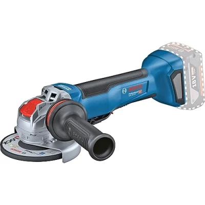 Image of Bosch Professional X Lock Cordless Angle Grinder GWX 18V 10 P (Brushless Motor, Equal Power to a 1,000 W Corded Grinder, Protection Switch, Kickback Control, Brake)
