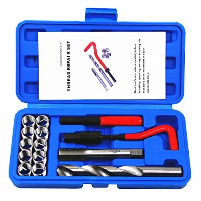 Image of BestsQ Metric Thread Repair Kit M14 x 1.25MM Compatible Hand Tool Set for Auto Repairing (M14 1.25)