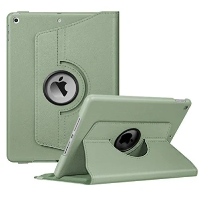 Image of FINTIE Case Compatible with iPad 10.2 Inch 9th/8th/7th Generation (2021/2020/2019), 360 Degree Rotating Cover Pen Storage Function, Sage Green