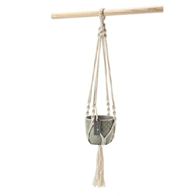 Image of Burgon &amp; Ball Glazed Pot Macrame
