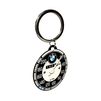 Image of Nostalgic Art 48016 BMW Tachometer,Key Ring Round, 4 cm