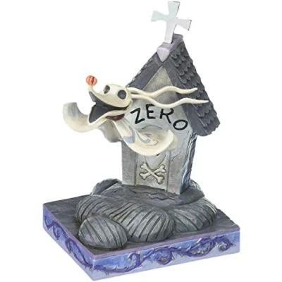 Image of Disney Traditions Dstra Zero and Dog House, height 12cm