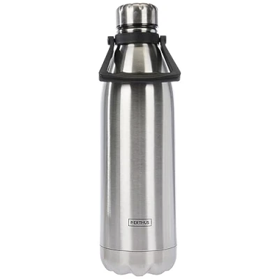 Image of NERTHUS FIH 622 Double Wall Cold and Hot Flask Black Design 1500 ml BPA Airtight Cap, 18/40 Stainless Steel