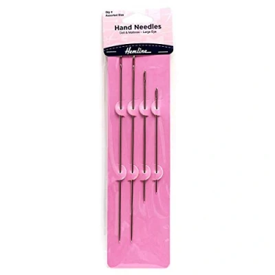 Image of Hemline Hand Sewing Needles, Doll/Mattress, Large Eye, Assorted Sizes