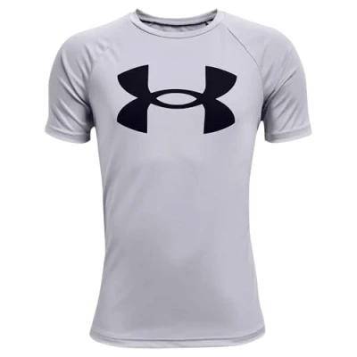 Image of Under Armour Boy&#039;s UA Tech Big Logo SS Shirt Size YXS
