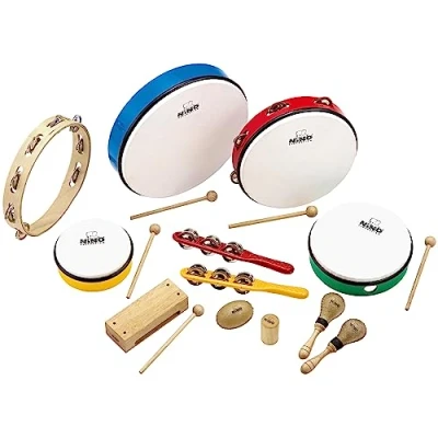 Image of Nino Percussion NINOSET2 Collection Children&#039;s Instrument Set (5 Pieces) NINOSET012
