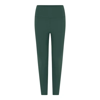 Image of Girlfriend Collective Women&#039;s Rib High Rise 7/8 Legging, Green (Moss), L