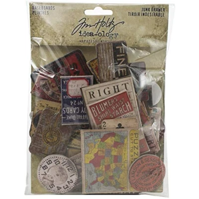 Image of Tim Holtz Advantus CHIPBOARD BASEBOARDS JUNKDRAWER, Junk Drawer, One Size