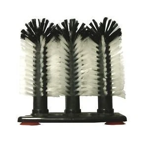 Image of 3 Brush Head Set Glass Cleaner Scrubber Washer Pub Bar 3521 by Glitz Distribution
