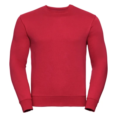 Image of Russell Athletic Mens Authentic Sweatshirt (Slimmer Cut) (Classic Red) Size Medium