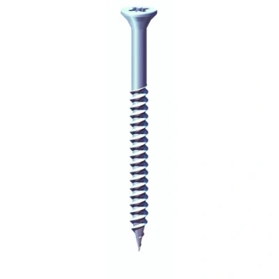 Image of TIMCO Twin Threaded Woodscrews PZ Double Countersunk 10 x 3/4 Zinc Plated Box of 200