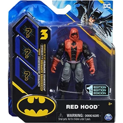 Image of DC BATMAN 2022 Red Hood 4 inch Action Figure by Spin Master