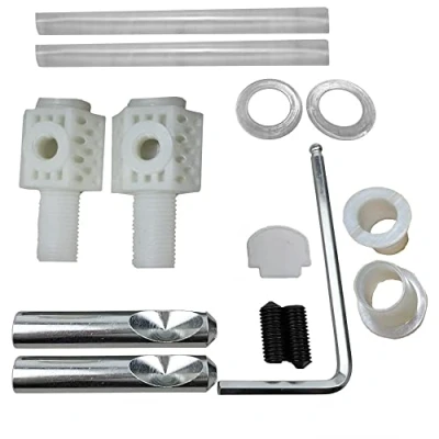 Image of Nes Home Pair of Zinc Plated Fixing Bolts Kits for Wall Hung Toilet