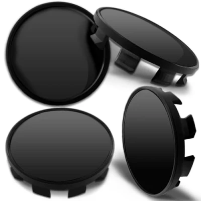 Image of Biomar Labs 4 x 68mm Wheel Centre Alloy Hub Center Caps Compatible with BMW 36136783536 Hubcaps Black CB 0
