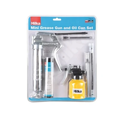 Image of Mini Grease Gun and Oil Can Set, Silver