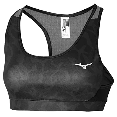 Image of Mizuno Women&#039;s Alpha Graphic Bra, Black, XL