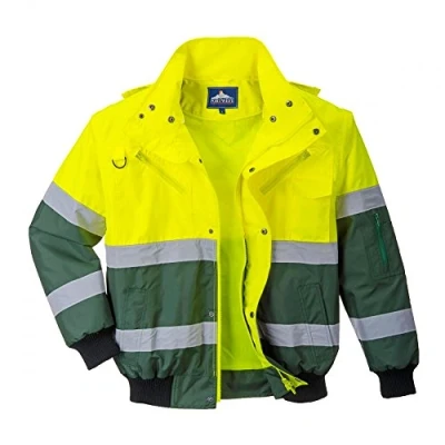 Image of Portwest X Hi Vis Bomber Jacket Yellow/Green Large