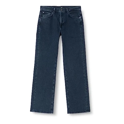 Image of 7 For All Mankind Women&#039;s Jsstc400 Jeans, Dark Blue, 6