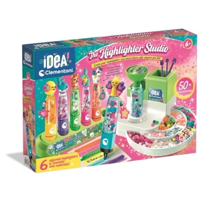Image of Clementoni DIY Highlighter Marker Kit: With Filters, Inks &amp; Endless Colours and Accessories (7+ Years)
