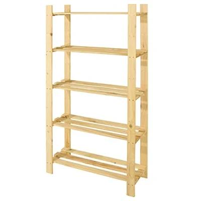 Image of Core Products, Shelving &amp; Storage Collection 5 Shelf Slatted Unit