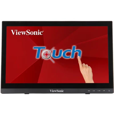 Image of Viewsonic TD1630 3 computer monitor 39.6 cm (15.6&quot;) 1366 x 768 pixels HD LCD Touchscreen Multi user Black
