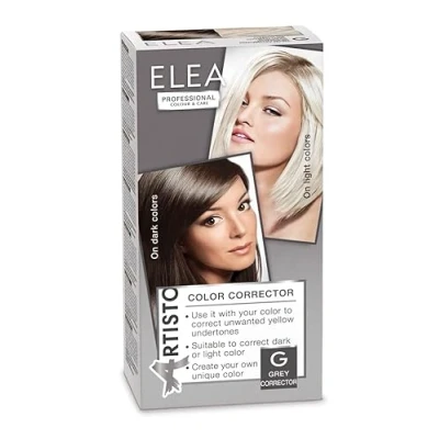 Image of Elea Professional Artisto colour Corrector 120 ml Use it with your to correct unwanted yellow undertones Suitable for correcting dark or light colours (G Grey)