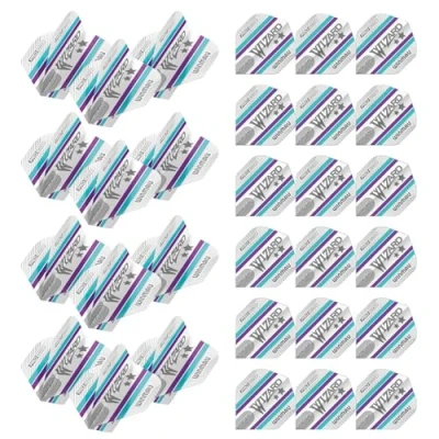 Image of WINMAU Prism Alpha Simon Whitlock Wizard 85 Design Specialist Player dart flights 10 sets per pack (30 in total)