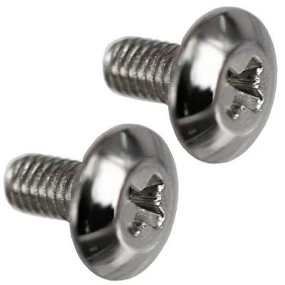 Image of SPARES2GO Screw Compatible with Rangemaster Oven Cooker (M4, 7mm, Pack of 2)