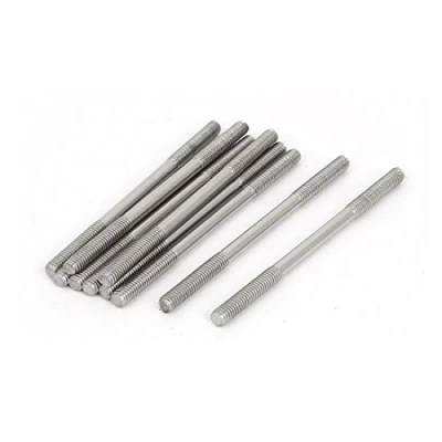 Image of Sourcingmap M4x70mm 304 Stainless Steel Double End Threaded Stud Screw Bolt 10pcs