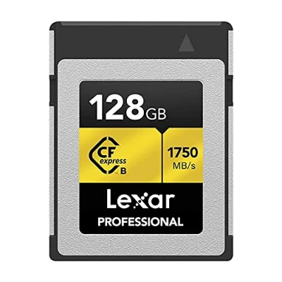 Image of Lexar Professional CFexpress 128GB Type B Card, sdhc For Smartphone (LCFX10 128CRBNA)