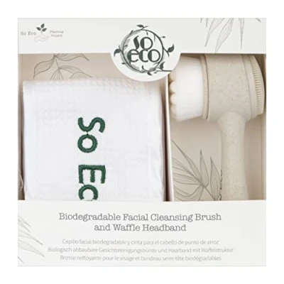 Image of So Eco Facial Cleansing Brush and Waffle Headband