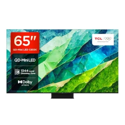Image of TCL 65C855K 65 inch QLED Mini LED TV, PRO, 4K HDR Premium 3300nits, Smart TV Powered by Google (Dolby Vision &amp; Atmos, Onkyo 2.1.2 sound system, 144Hz Motion Clarity Pro)