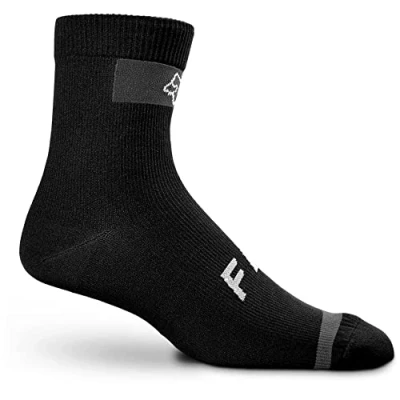 Image of Fox Racing Men&#039;s Defend Waterproof Sock, Black, S M