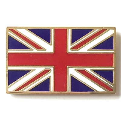 Image of Metal Enamel Pin Badge Great Britain Union Jack British