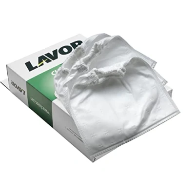 Image of Lavor Set of 3 Cloth Filters for Joker Vacuum and Ashley 111, 411, 901, 1000 Premium/Evo/Prime to Dust or Ash, Light Grey