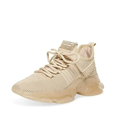 Image of Steve Madden Women&#039;s Maxima Sneaker, Pink, 5 UK