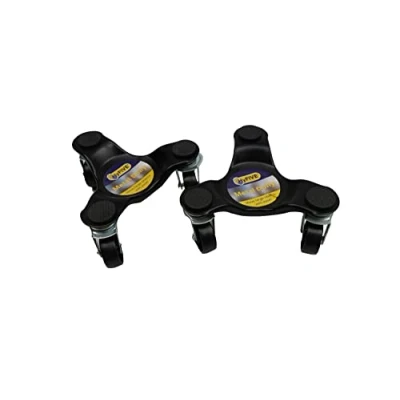 Image of Furniture Moving Wheels Metal Dolly Swivel Caster Move Heavy Objects 4 Pack
