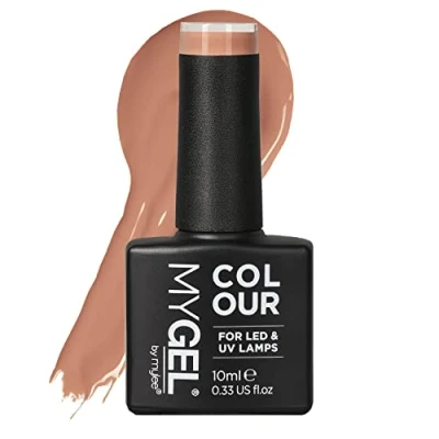 Image of Mylee Gel Nail Polish 10ml [Caramel ] UV/LED Soak Off Art Manicure Pedicure for Professional, Salon &amp; Home Use [Nudes Range] Long Lasting Easy to Apply